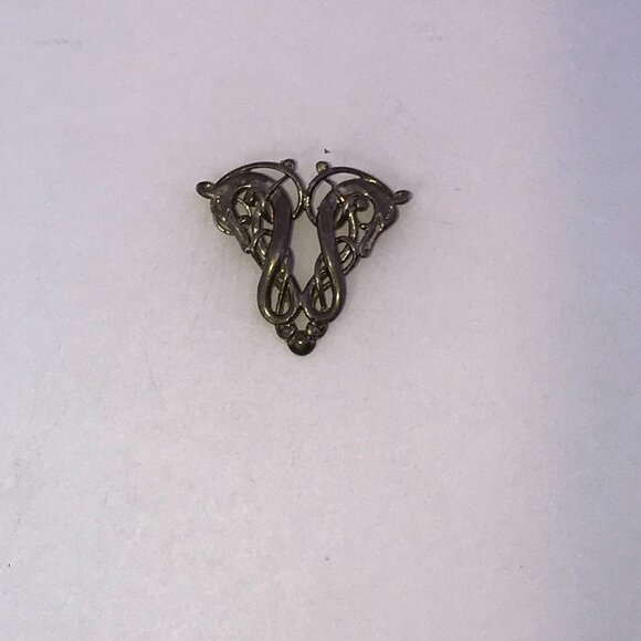 Sterling Silver Two Head Celtic Horse Pendant - Picture 5 of 16